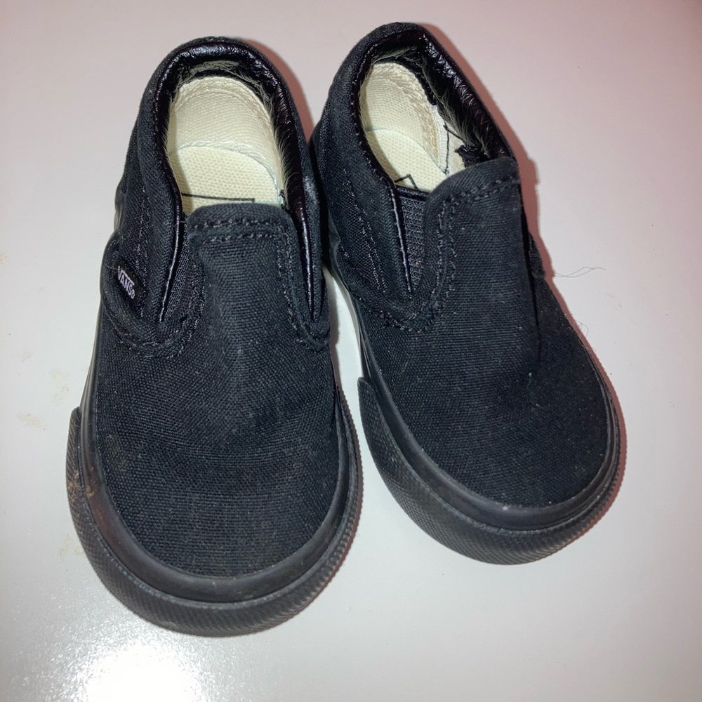 Black Slip on Vans